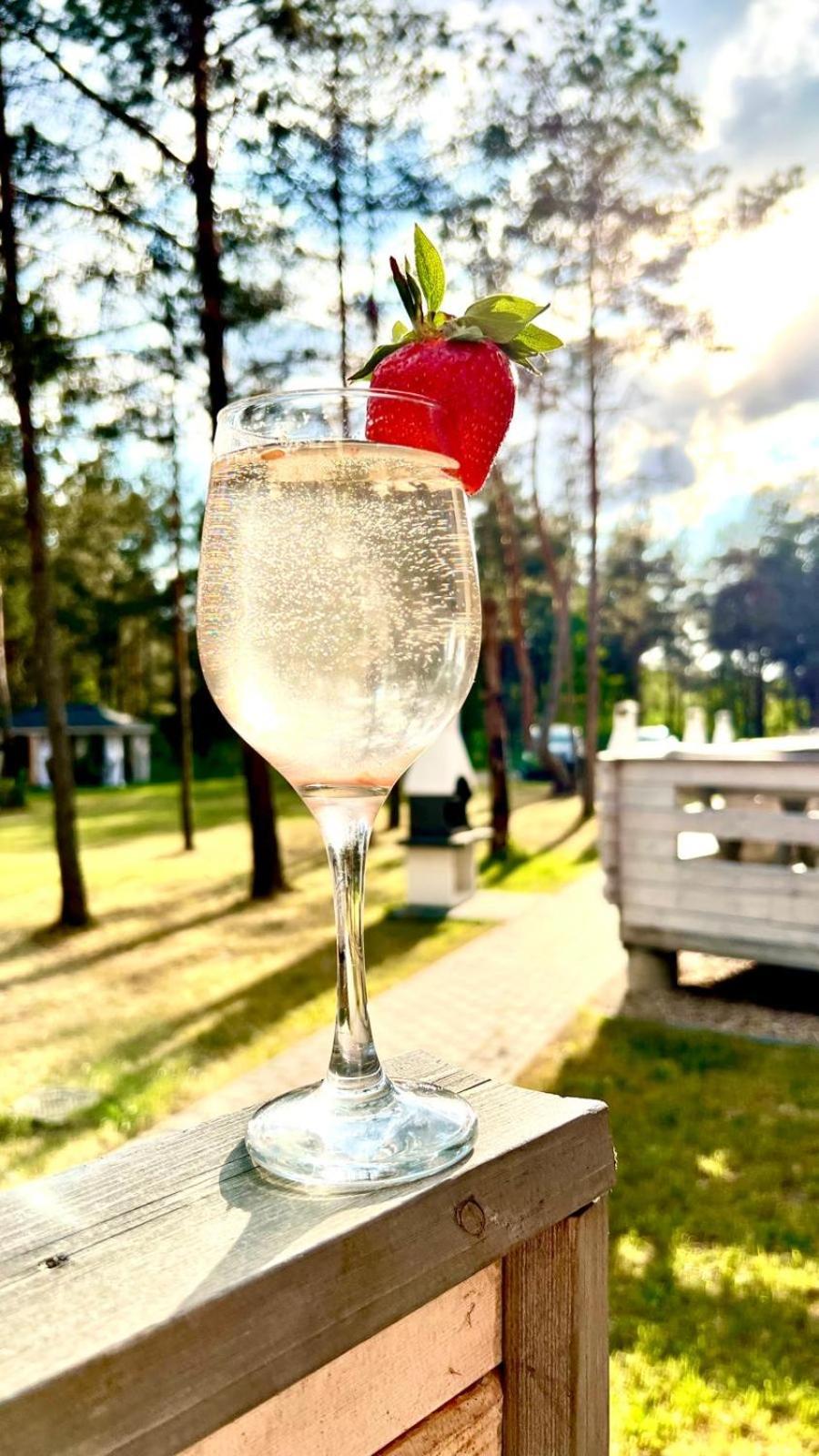 Villa Skrawek Nieba Borsk Esterno foto